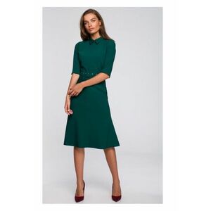 Rochie cu curea - Poliester - Verde imagine