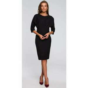 Rochie casual - \ Poliester - Negru imagine