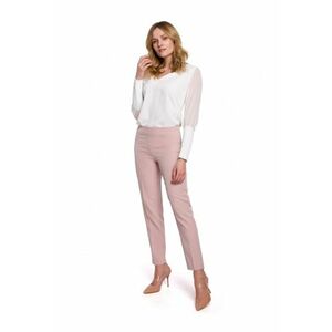 Pantaloni slim - Poliester/Elastan - Roz imagine