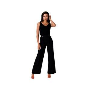 Pantaloni culottes pentru femei - Iblidwen - neagra imagine