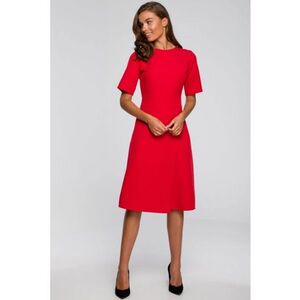 Rochie midi cu detaliu petrecut - imagine