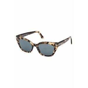 Ochelari de soare cat-eye cu model tortoise imagine