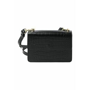 Geanta crossbody din piele cu aspect de piele de crocodil imagine