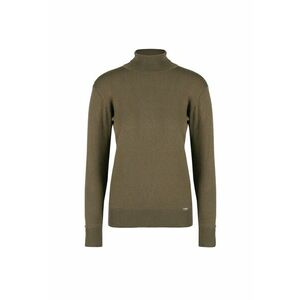 Pulover cu guler turtleneck - Brown imagine