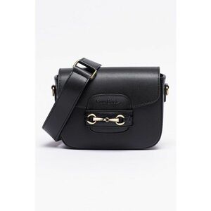 Geanta crossbody de piele cu logo imagine