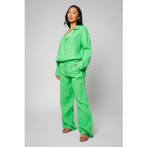 Set Camasa si Pantalon lung din IN Green Verde imagine