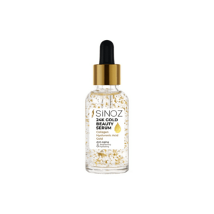 Ser pentru infrumusetare 24 K Gold Beauty - anti-imbatranire - cu acid hialuronic - 30 ml imagine