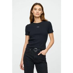 Tricou slim fit din amestec de modal cu decolteu la baza gatului imagine