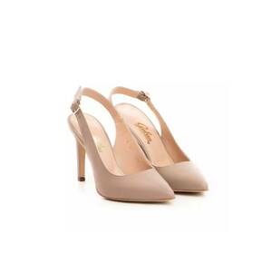 Pantofi dama model 1422 nappa taupe imagine