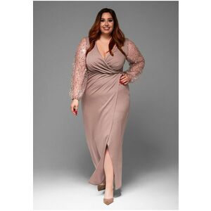 Rochie de seara Maxi Plus size LACRICA LA-OM-DLR023 imagine