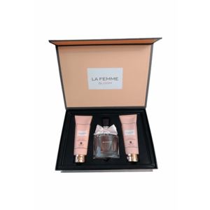 Set cadou pentru femei La Femme Bloom EDP 100 ml + gel de dus 100 ml + body lotion 100 ml imagine