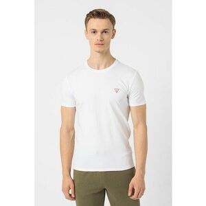 Tricou slim-fit cu decolteu la baza gatului imagine