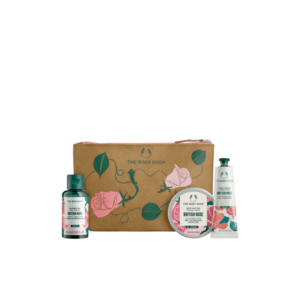 Set Nourish & Flourish British Rose - Gel de dus British Rose 60ml+Unt de corp British Rose Body Butter 50ml+Crema de maini British Rose 30ml - imagine