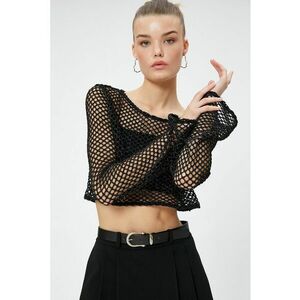 Bluza crop cu decupaje imagine