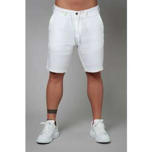 Pantalon scurt In White 6434 imagine