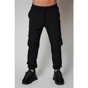 Pantalon lung Cargo Black II 9289 imagine