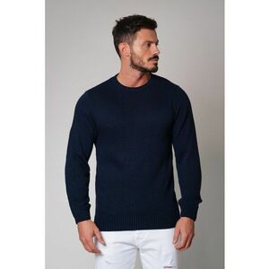 Bluza tricotata din lana Navy 8870 imagine