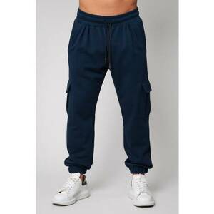 Pantalon lung cargo Navy 14741 imagine