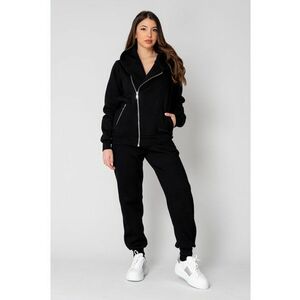 Set Maverik Jacheta cu fermoar si Pantalon lejer Black 15197 imagine