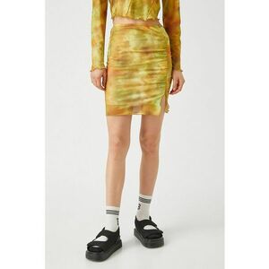 Fusta tie-dye cu slit lateral imagine