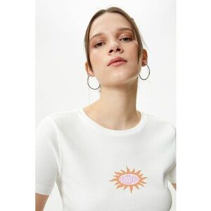 Tricou crop striat imagine