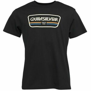 Quiksilver RANGE LIFE FRONT SS Tricou pentru bărbați, negru, mărime imagine