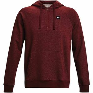 Under Armour RIVAL FLEECE 1/2ZIP HD Hanorac pentru bărbați, vișiniu, mărime imagine