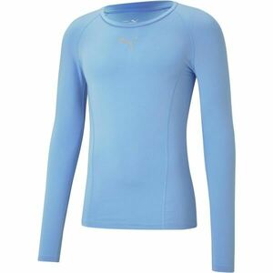 Puma LIGA BASELAYER TEE LS Tricou funcțional bărbați, albastru deschis, mărime imagine