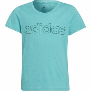 adidas LIN T Tricou pentru fetițe, verde, mărime imagine