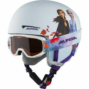 Alpina Sports ZUPO DISNEY SET Cască schi și ochelari copii, alb, mărime imagine