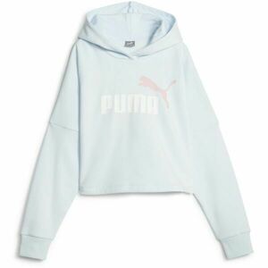 Puma ESSENTIALSENTIALS LOGO HOODIE Hanorac pentru fete, albastru deschis, mărime imagine