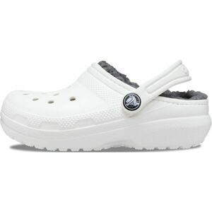 Crocs CLASSIC LINED CLOG K Cizme de cauciuc copii, alb, mărime 28/29 imagine