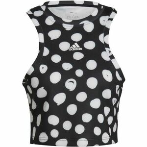 adidas FARM PRINT AEROREADY SPORT Maiou sport damă, negru, mărime imagine