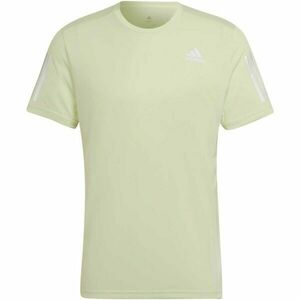 adidas OWN THE RUN TEE Tricou alergare bărbați, verde deschis, mărime imagine