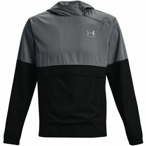 Under Armour WOVEN ASYM ZIP PULLOVER Geacă bărbați, negru, mărime imagine