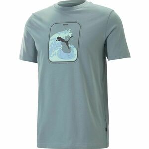 Puma GRAPHICS WAVE TEE Tricou bărbați, verde, mărime imagine