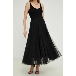 Answear Lab fusta culoarea negru, maxi, evazati imagine