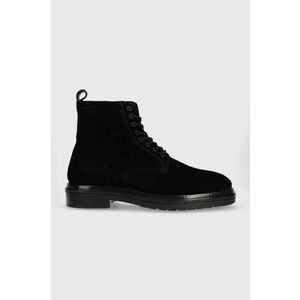 Gant pantofi de piele intoarsa Boggar barbati, culoarea negru, 27643329.G00 imagine