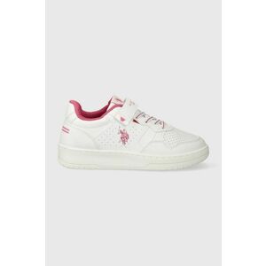 U.S. Polo Assn. sneakers pentru copii culoarea alb imagine