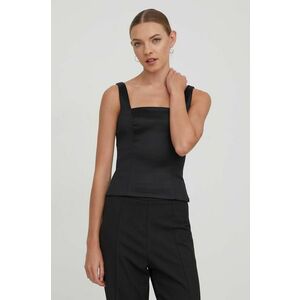 Abercrombie & Fitch bluza femei, culoarea negru, neted imagine