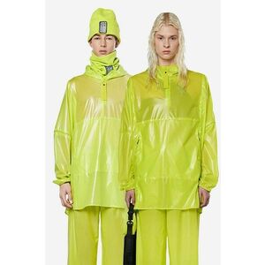 Rains geacă de ploaie Ultralight Anorak culoarea verde, de tranziție, oversize 18880.REFLELIME-REFLECTIVE imagine