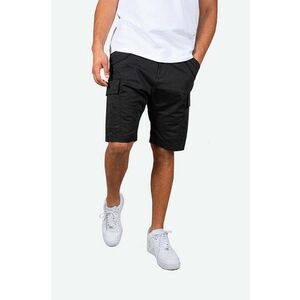 Alpha Industries pantaloni scurți Airman bărbați, culoarea negru 116211.03-black imagine