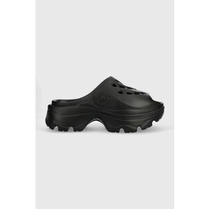 adidas by Stella McCartney papuci Clog femei, culoarea negru, cu platformă GW2050 imagine