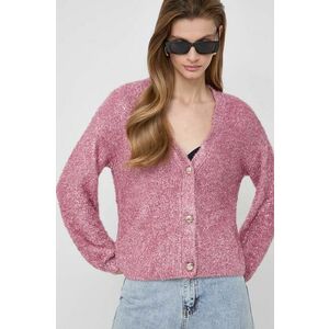 Morgan cardigan femei, culoarea roz, light imagine