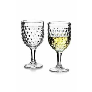 Affek Design set de pahare de vin Elise Dots 280 ml 6-pack imagine