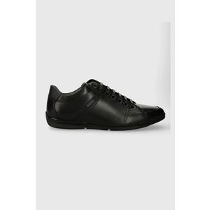 BOSS sneakers din piele Saturn culoarea negru, 50498282 imagine