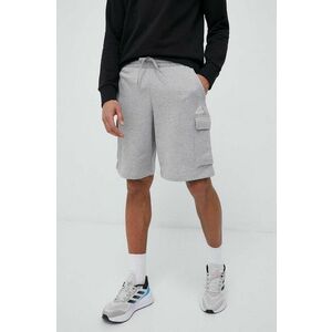 adidas pantaloni scurți bărbați, culoarea gri, melanj HA4340 imagine