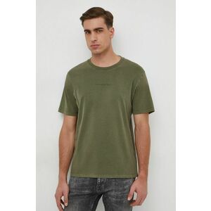 Pepe Jeans Tricou din bumbac culoarea verde, cu imprimeu imagine