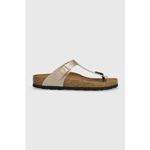 Birkenstock slapi Gizeh femei, culoarea roz, cu toc plat, 1023925 imagine