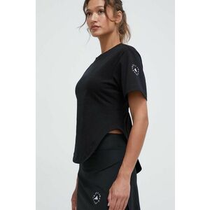 adidas by Stella McCartney tricou femei, culoarea negru IN3656 imagine